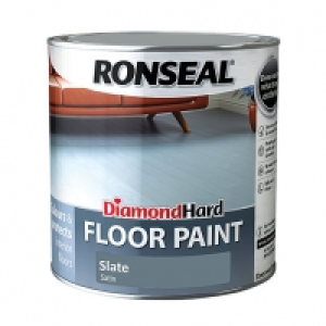 Ronseal Diamond Hard Floor Paint Satin Slate 2.5L