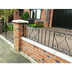 Wickes  Wickes Chelsea Wall Railing 365 x 1830mm