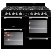 Wickes  Leisure Cookmaster 100cm Gas Black Cooker