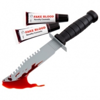 Poundland  Halloween Plastic Knife With Fake Blood