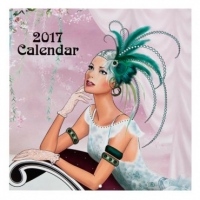 Poundland  Square Art Deco Calendar 2017