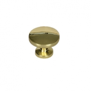 Wickes  Wickes Victorian Knobs Polished Brass Finish 30mm 6 Pack