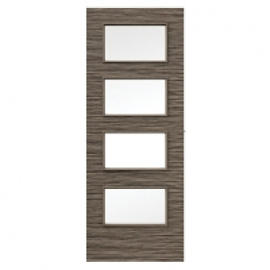 Wickes  Wickes Milan Internal Mocha Horizontal Glazed Real Wood Vene