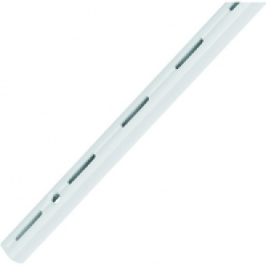 Wickes  Wickes Single Slot Upright Bracket White 2000mm