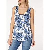 Debenhams Dorothy Perkins Blue floral print vest