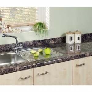 Wickes Worktop Gloss Laminate Caribbean Gloss 3000 x 600 x 3