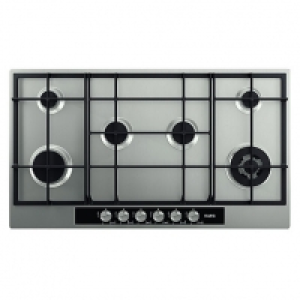 Wickes  AEG HG956440SM 6 Burner Gas Hob Stainless Steel 900mm