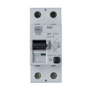 MK RCD Double Pole Two Module 32A 30mA