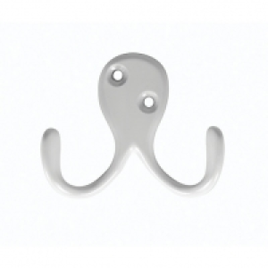 Wickes Two Prong Hook White