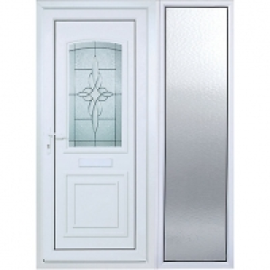 Wickes Medway 1 Sidelight Upvc Door 2085 x 1520mm Left Hand  &pound;659.00