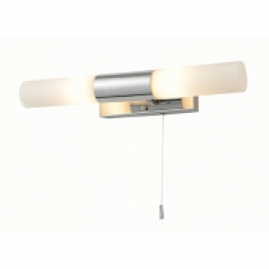 Spa Aries 2 Light Bathroom Wall Light Chrome