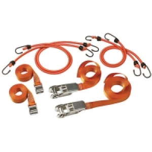 Master Lock House Moving Set: 4 Bungees+ 2 Lashing Straps +