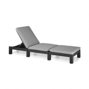 Wickes  Keter Daytona Sun Lounger Graphite