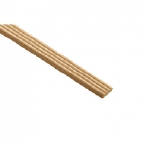 Wickes Light Hardwood Reed Moulding 21 x 6 x 2400mm
