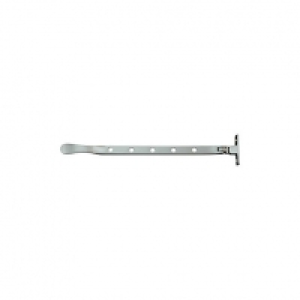 Wickes Victorian Style Window Casement Stay Satin Nickel 254