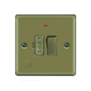 Wickes 13A Switched Fused Socket + LED Screwed Raised Plate