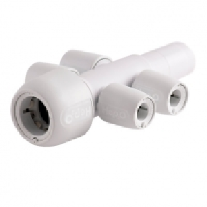 Hep2O 4 Port Manifold 22x10 Skt BlnkSpg £7.40