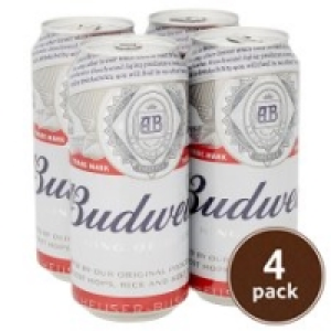 Budweiser 4X440ml £4.10