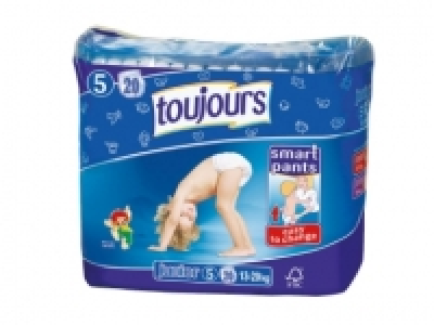 TOUJOURS Junior Active Plus Pants - 20 Pack