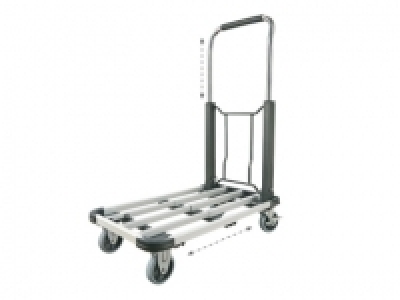 POWERFIX Aluminium Flat Bed Trolley
