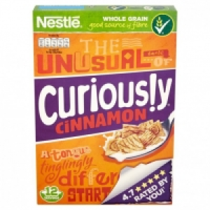 NESTLE CURIOUSLY CINNAMON GRAHAMS 375G £1.00