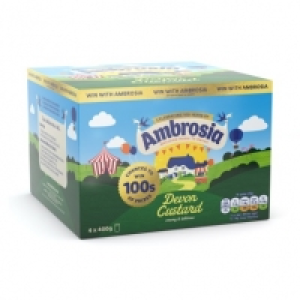 Ambrosia Devon Custard 4 x 400g £1.59