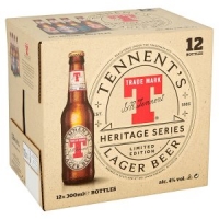 Iceland  Tennents Limited Edition Heritage Series Lager Beer 12 x 30