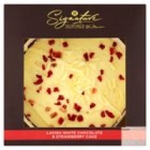 M Signature Strawberry & White Chocolate Cake