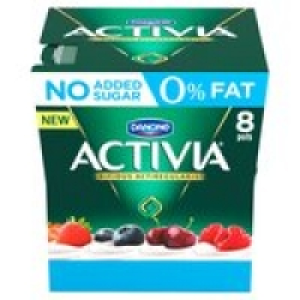 Activia 0% Fat Forest Fruits, Cherry, Blu £2.00