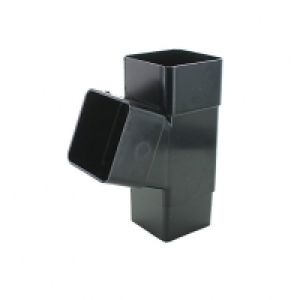 Wickes Black Squareline Downpipe Branch £4.99