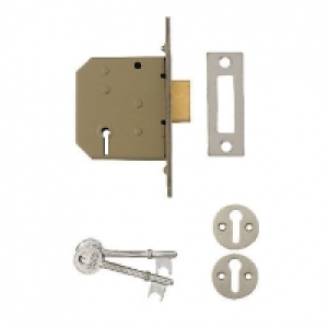 Yale P-M322-CH-65 3 Lever Deadlock 64mm Chrome &pound;19.69