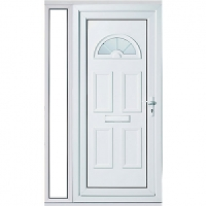 Wickes Carolina 1 Sidelight Upvc Door Set 2085 x 1220mm Left