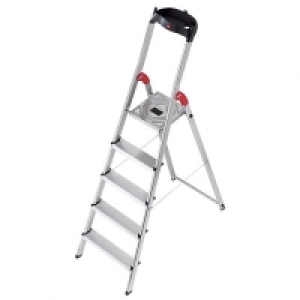 Hailo 5 Tread Step Ladder with Handy Tool Tray