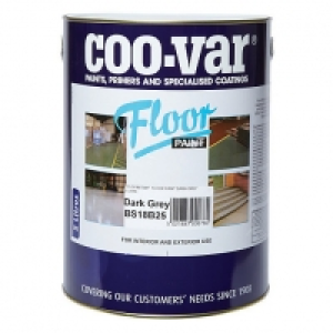 Coo-var Floor Paint Dark Grey 5L £34.99