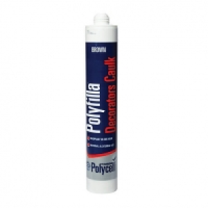 Polycell Polyfilla Decorators Caulk Brown Trade 380ml £4.99