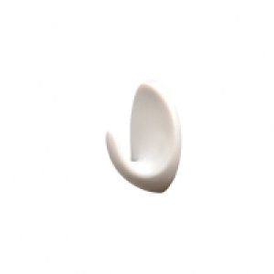 Wickes Small Adhesive Hooks White 4 Pack