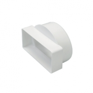 Wickes Ducting Straight Adaptor Rectangle to Round Male £6.27