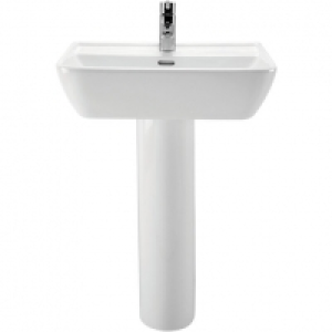 Wickes Renata Square Basin with Full Pedestal 550mm £112.50