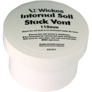 Wickes 110mm Internal Soil Air Admittance Valve £21.99
