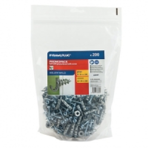 Rawlplug Metal Self Drill Plasterboard Fixing Pack 300