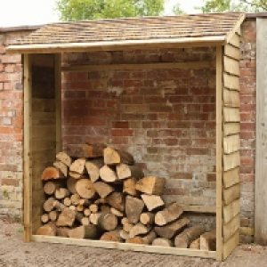 Forest Garden Pressure Treated Wall Log Store