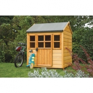 Rowlinson Little Lodge Playhouse Honey Brown