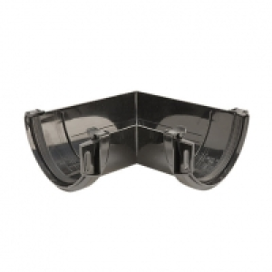 Wickes Black High Capacity Gutter 90 Deg External Angle £4.58
