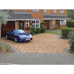 Marshalls Driveline 50 Textured Bracken 200x100x50 Driveway