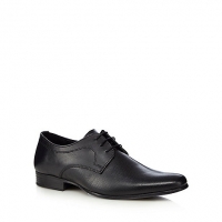 Debenhams Red Herring Black leather punched shoes