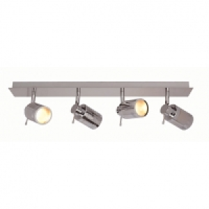 Spa Scorpius 4 Light Bathroom Bar Chrome