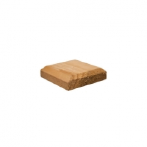 Wickes Timber Fence Post Cap Autumn Gold 98 x 98 x 25mm