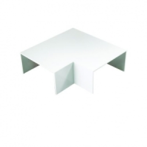 Wickes  Wickes Maxi Trunking Flat Angle White 100x50mm 2 Pack