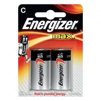 Wickes  Energizer Max Alkaline Batteries C 2 Pack