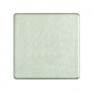 Wickes Blanking Plate 1 Gang Brushed Steel Screwless Flat Pl £8.99